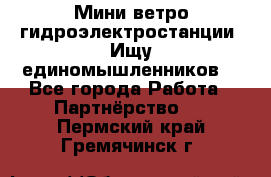 Мини ветро-гидроэлектростанции. Ищу единомышленников. - Все города Работа » Партнёрство   . Пермский край,Гремячинск г.